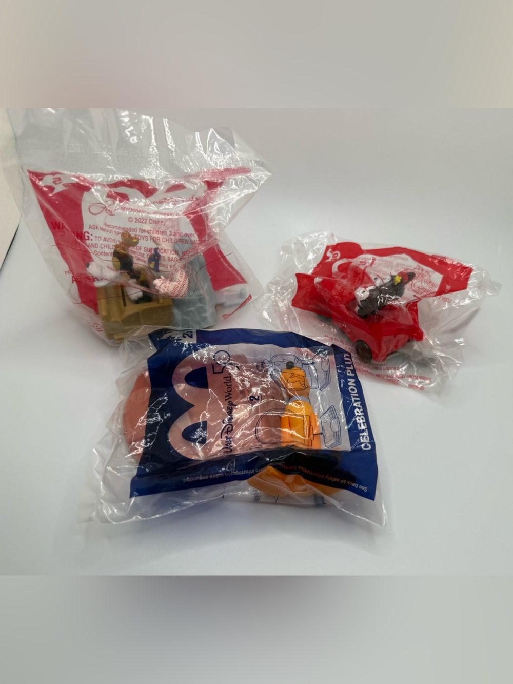 Disney McDonald toy lot bundle Minnie Mickey car goofy Pluto